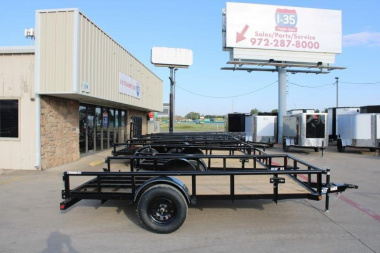 New 2025 Top Hat Trailers DERBY SR PIPE - 6.5x12 DSP Utility Trailer