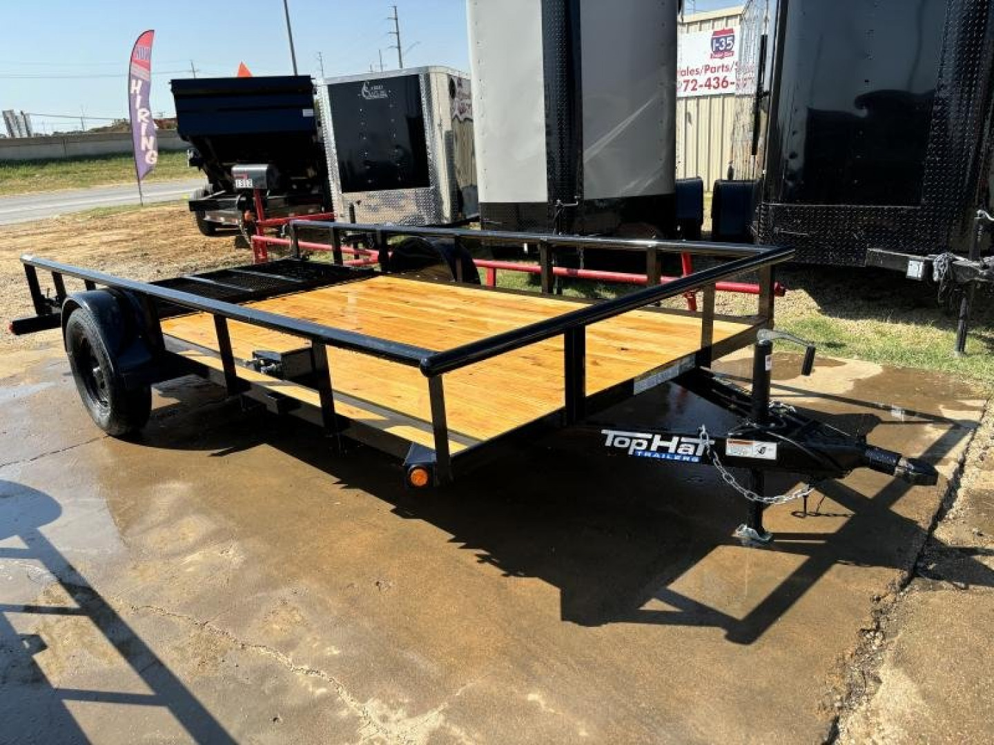 New 2025 Top Hat Trailers 14x77" DSP  Utility Trailer