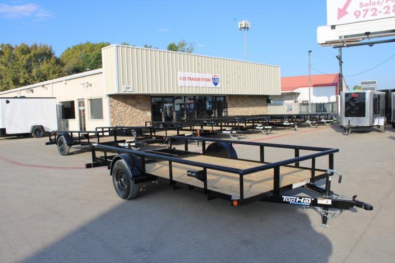 New 2025 Top Hat Trailers DERBY SR PIPE - 6.5x14 DSP