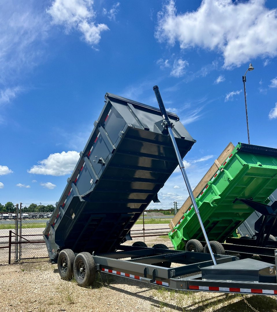 New 2025 DP Platinum Star 16' BP Dump Trailer