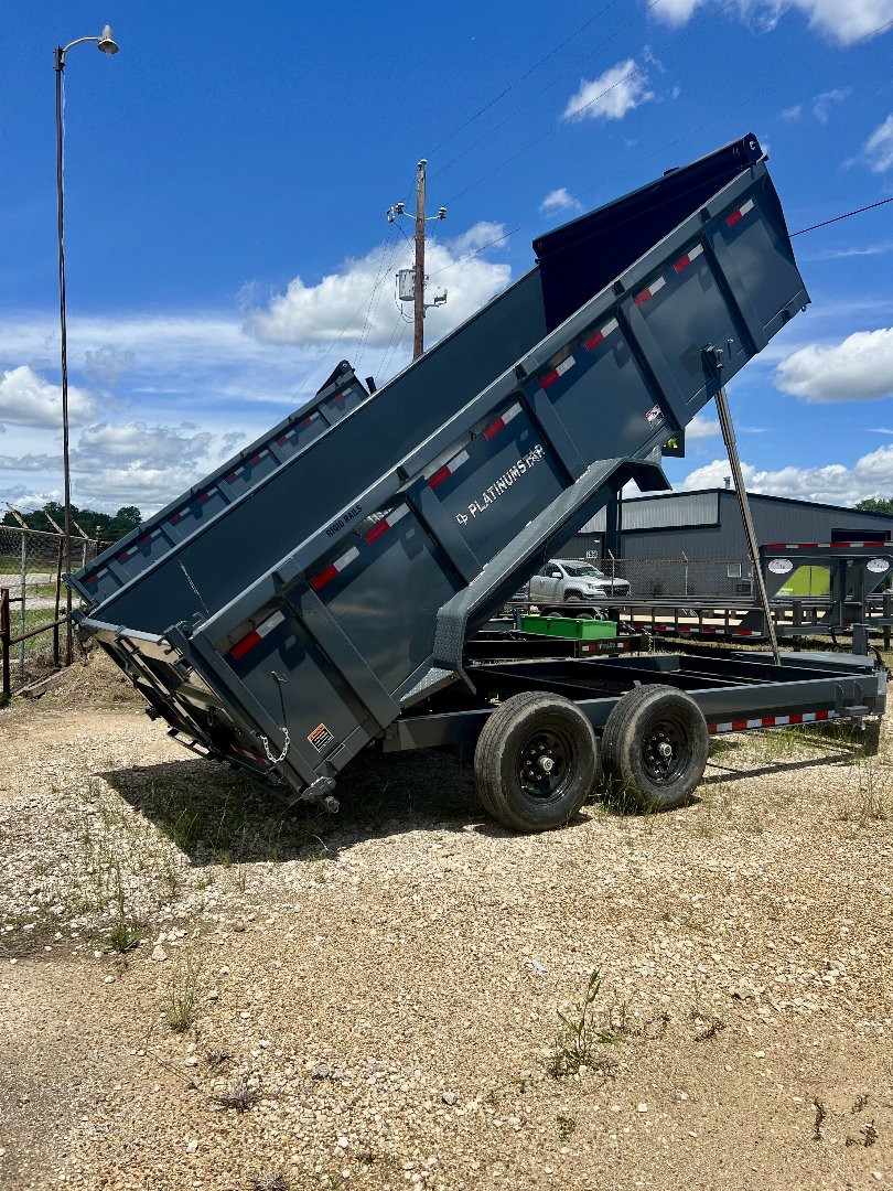 New 2025 DP Platinum Star 16' BP Dump Trailer