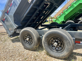 New 2025 DP Platinum Star 16' BP Dump Trailer