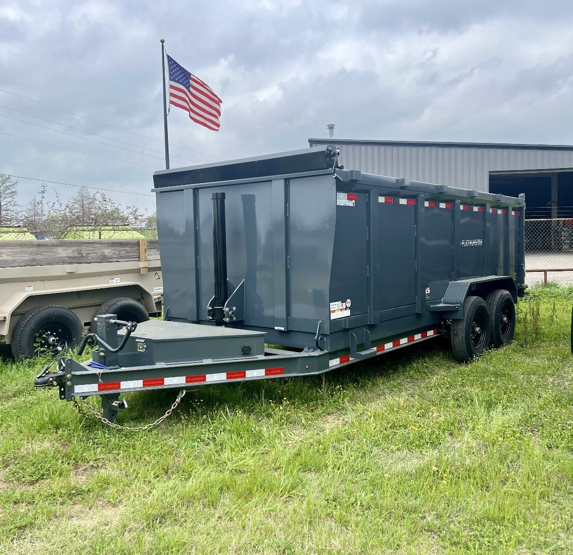 New 2025 DP Platinum Star 16' BP Dump Trailer