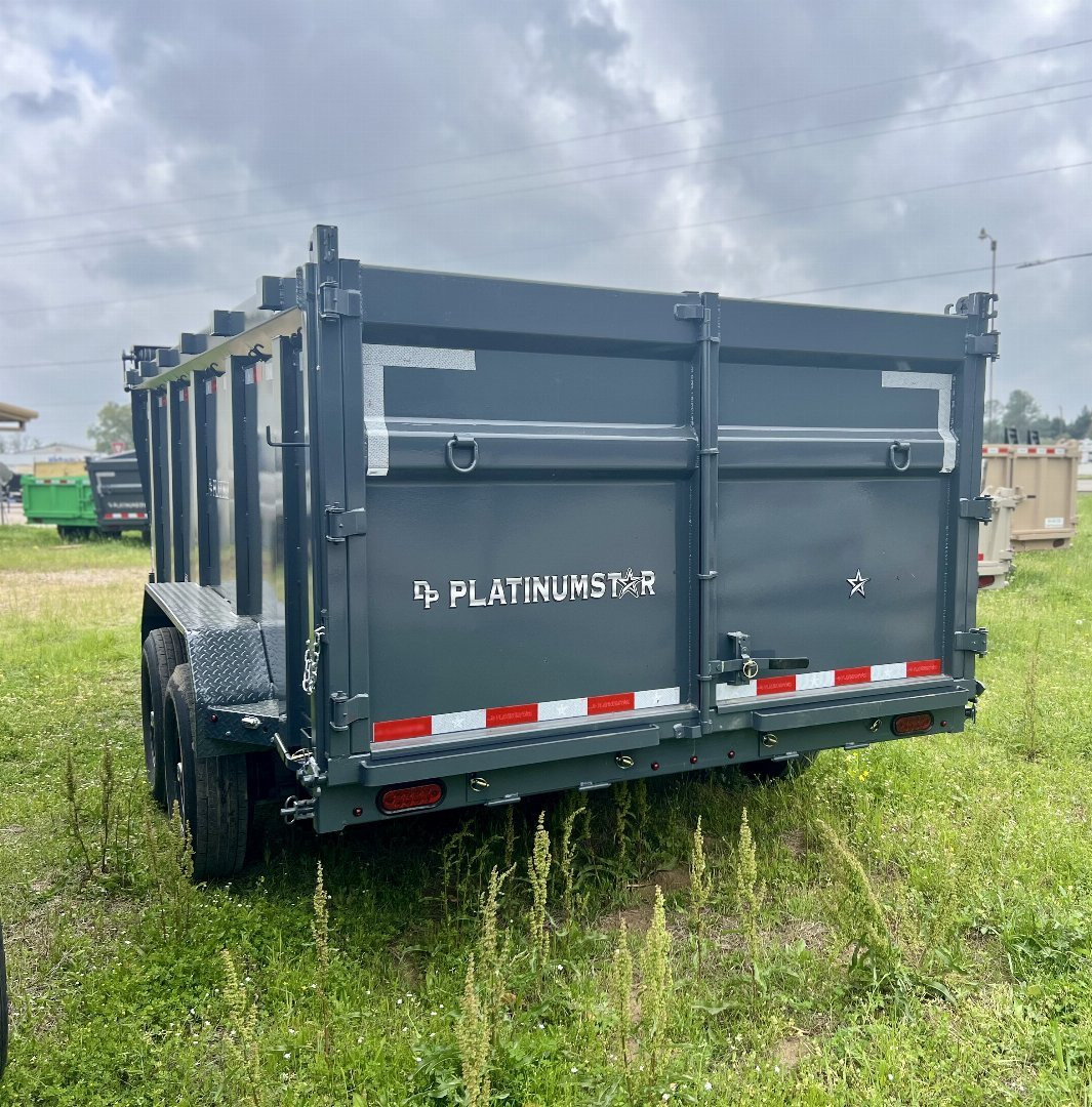 New 2025 DP Platinum Star 16' BP Dump Trailer