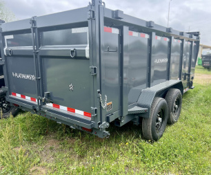 New 2025 DP Platinum Star 16' BP Dump Trailer