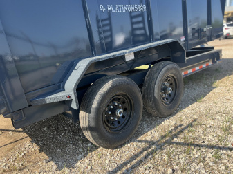 New 2025 DP Platinum Star 16' BP Dump Trailer