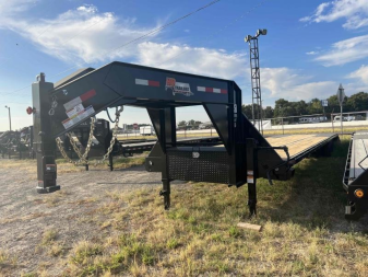 New 2024 HD Trailer Mfg 40' Mega Ramps Gooseneck Trailer