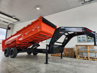 New 2026 Horizon 16'Gooseneck Dump Trailer 16K