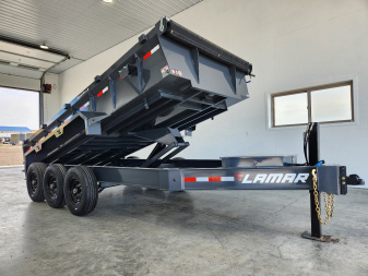 New 2025 Lamar 16' Dump Trailer 21K