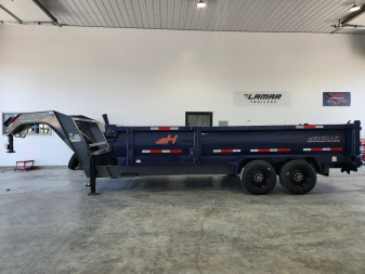 New 2025 Horizon 18' Gooseneck Dump Trailer 20K