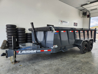 New 2025 Lamar 16' Dump Trailer 16K