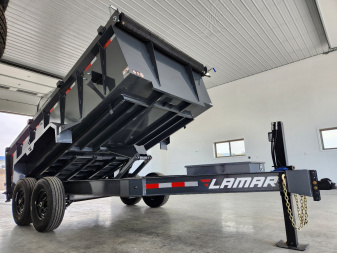 New 2025 Lamar 14' Dump Trailer 14K