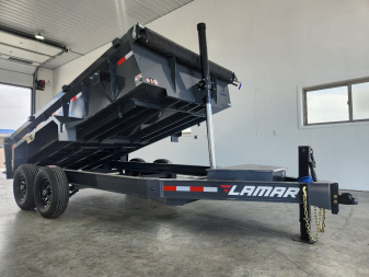 New 2025 Lamar 14' Dump Trailer 14K