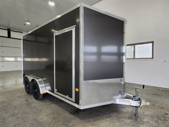 New 2025 Stealth 7.4x14 Aluminum Cargo Trailer