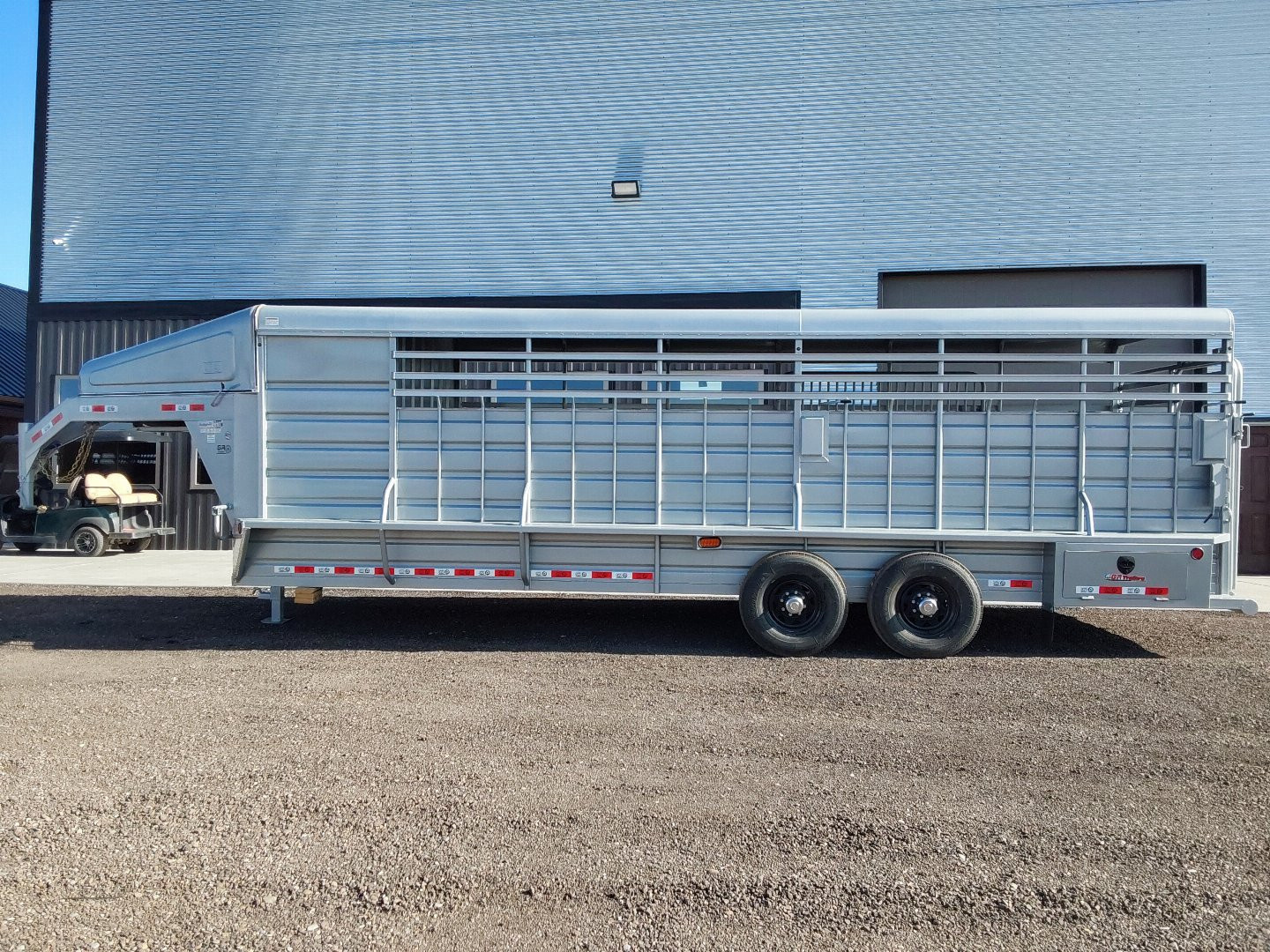 New 2025 GR Gooseneck Rancher Stock Trailer 24' 14K