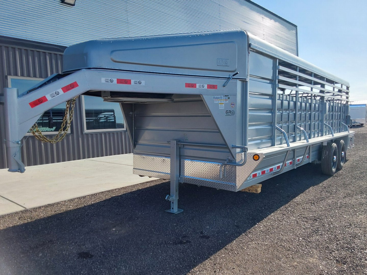 New 2025 GR Gooseneck Rancher Stock Trailer 24' 14K