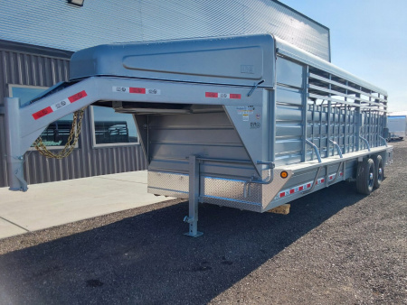 New 2025 GR Gooseneck Rancher Stock Trailer 24' 14K