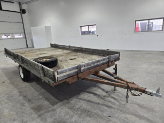 Used 2001 Homemade 14' Deckover Tilt Trailer