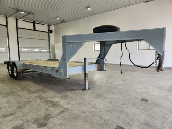 Used 2013 Wilray 80''x 22' Gooseneck Deckover Trailer 14K