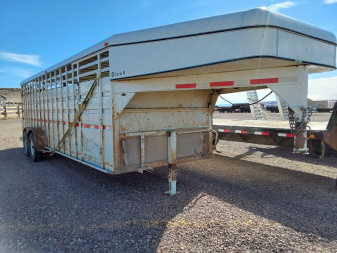 Used 2016 Circle D Trailer Stock Trailer 24'