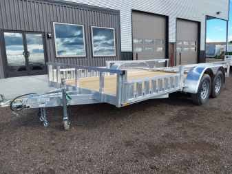 New 2025 Cargo Pro 16' Aluminum Utility Trailer 7K - Side Rail Ramps