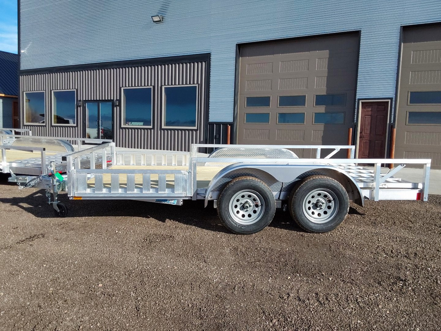 New 2025 Cargo Pro 14' Aluminum Utility Trailer 7K Side Rail Ramps