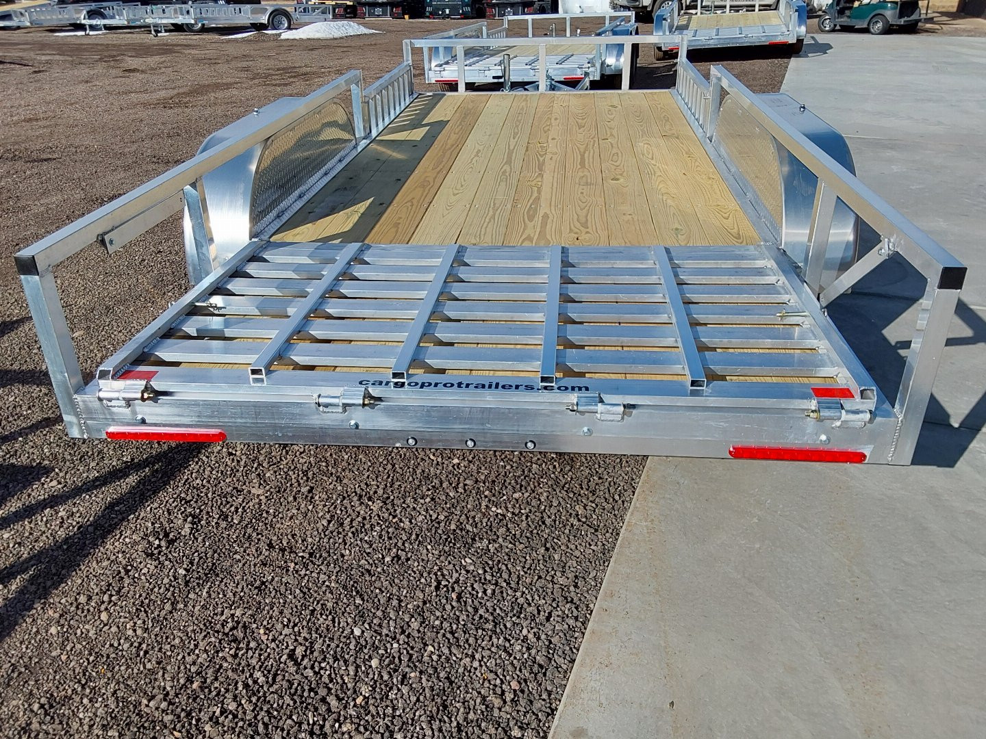 New 2025 Cargo Pro 7K 16' Utility Trailer - Side Rail Ramps