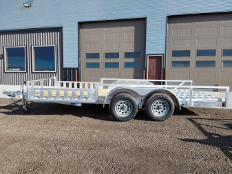 New 2025 Cargo Pro 7K 16' Utility Trailer - Side Rail Ramps