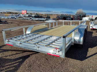 New 2025 Cargo Pro Aluminum Utility Trailer 16' 7K