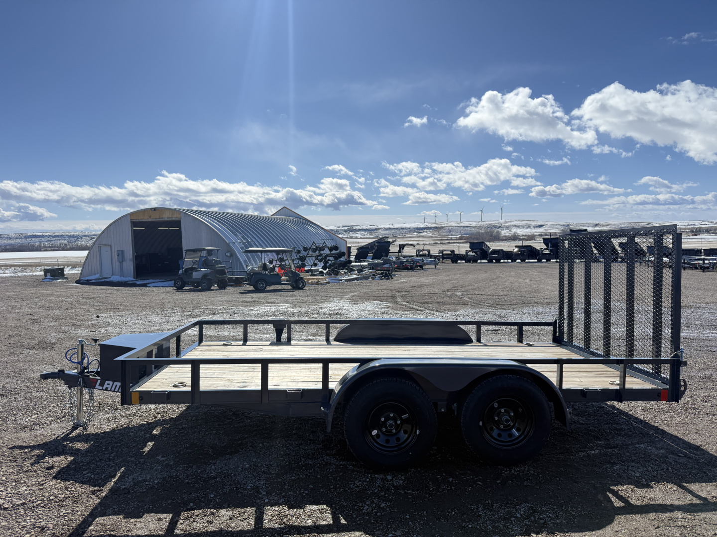 New 2025 Lamar Utility Trailer 14' 7K