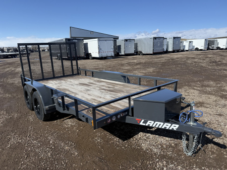New 2025 Lamar Utility Trailer 14' 7K