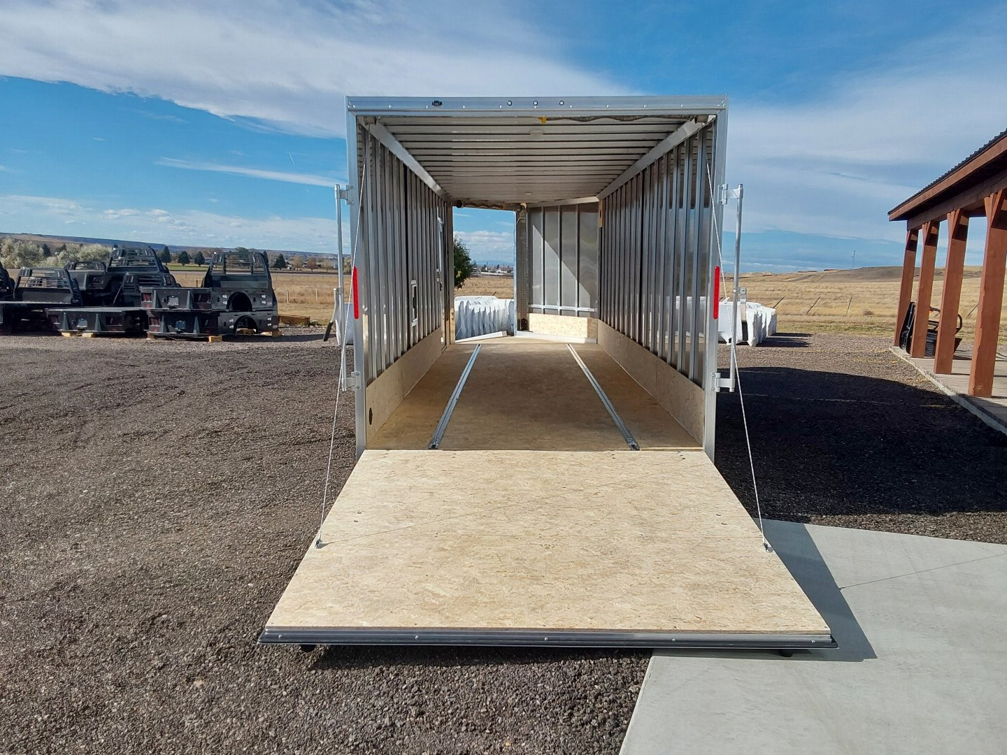 New 2025 Stealth Snowmobile Trailer 7.4 X 22'