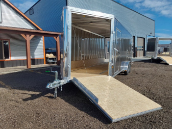 New 2025 Stealth Snowmobile Trailer 7.4 X 22'