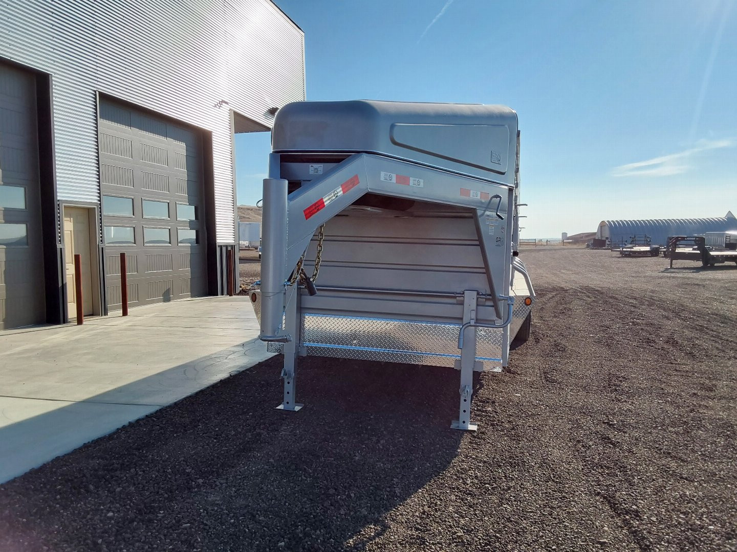 New 2025 GR Gooseneck Stock Trailer 28' 21K