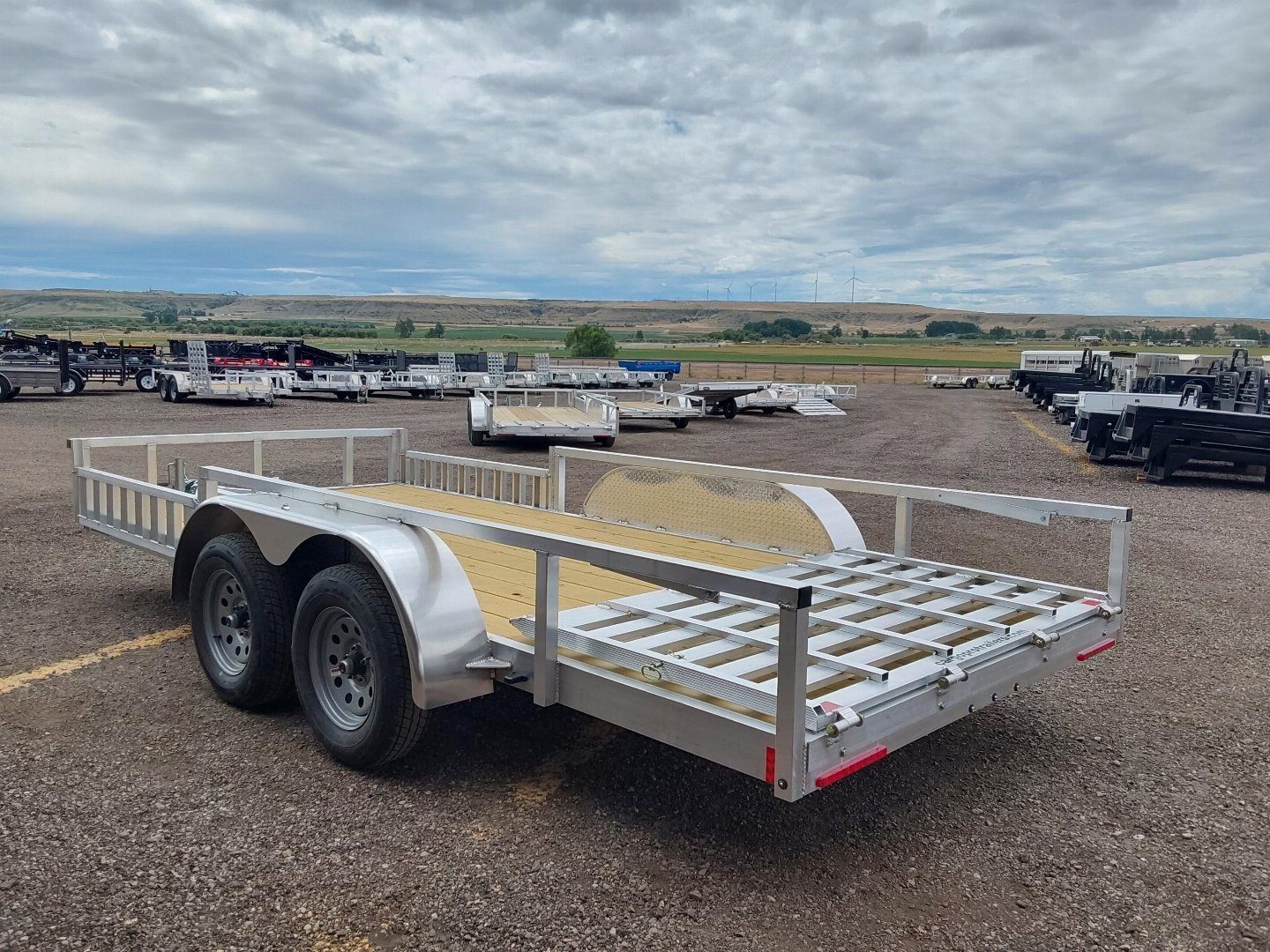 New 2025 Cargo Pro 7K 16' Utility Trailer - Side Rail Ramps