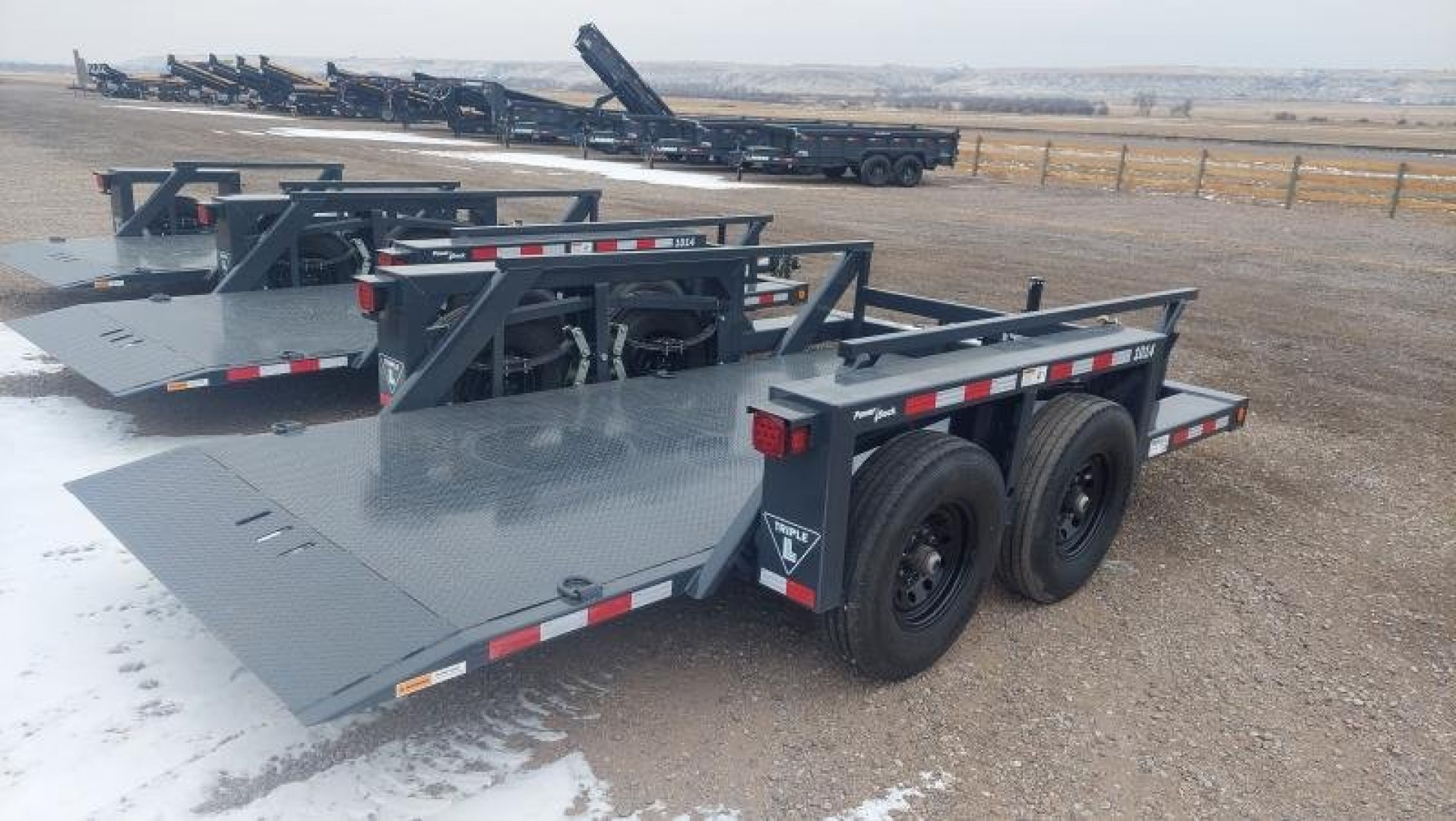 New 2024 Triple L Forklift Trailer, 14'  10K