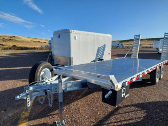 Used 2018 Mission Aluminum Deckover Trailer 14K 22'