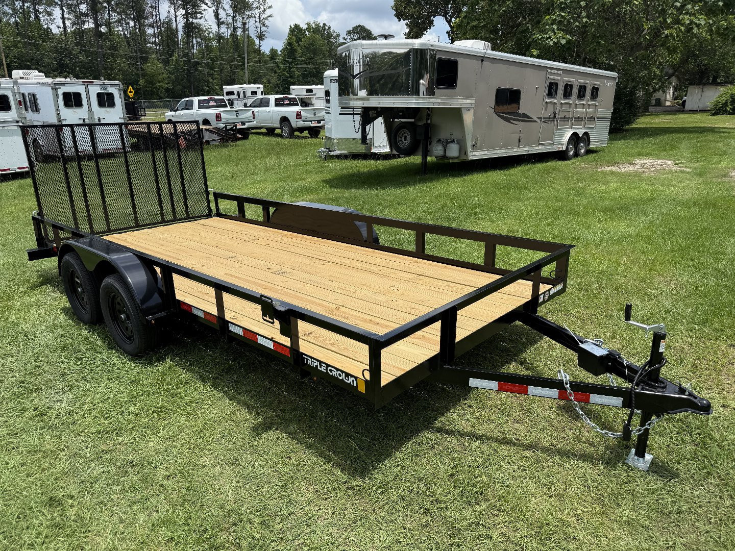 New 2026 Triple Crown Trailers 7x16TA Utility Trailer