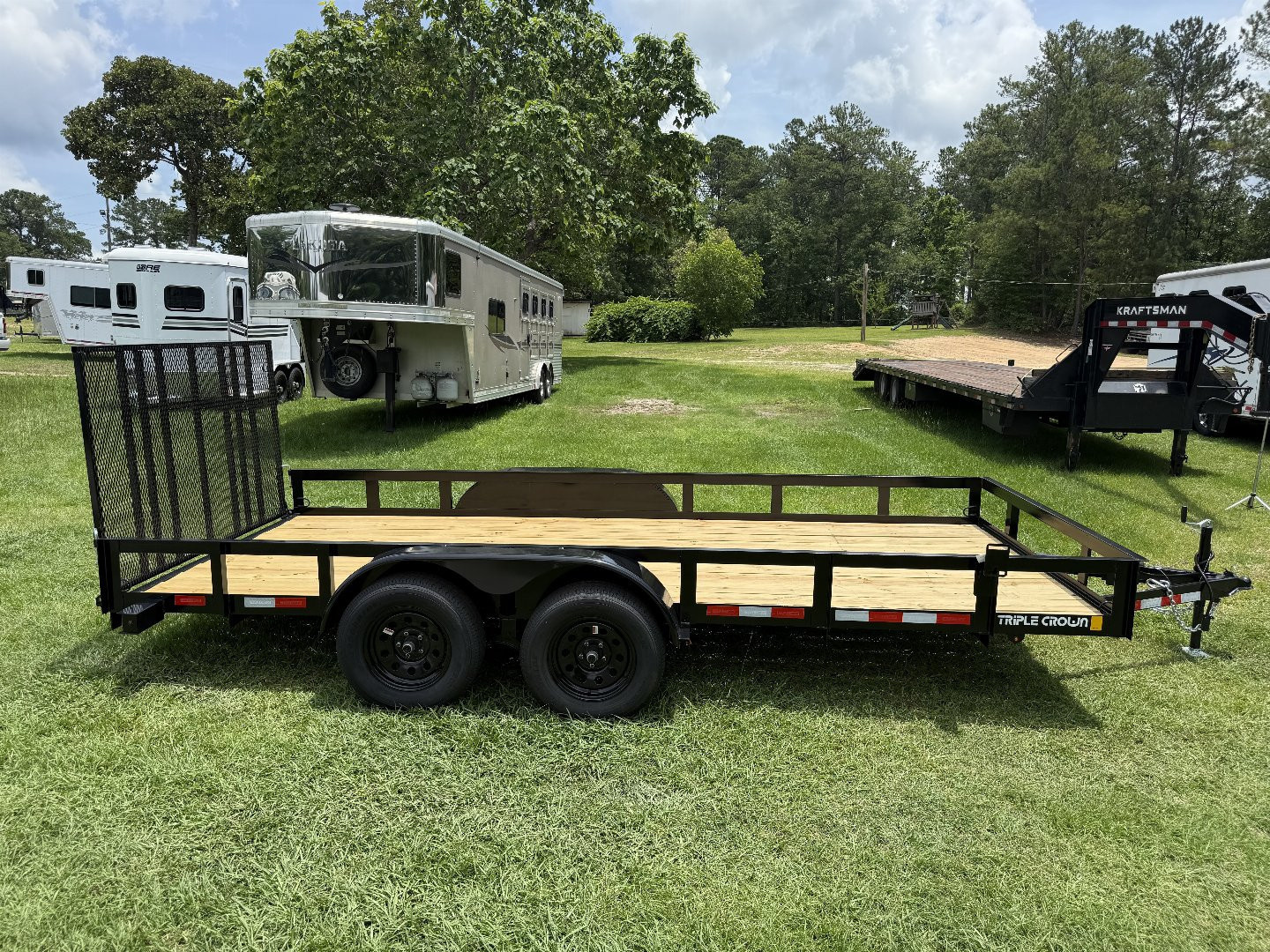 New 2026 Triple Crown Trailers 7x16TA Utility Trailer