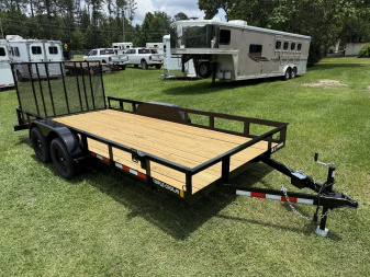 New 2025 Triple Crown Trailers 7x16TAHD Utility Trailer