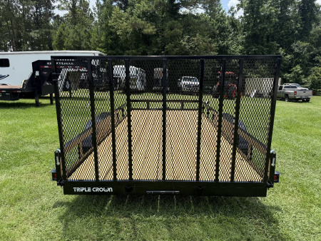New 2026 Triple Crown Trailers 7x16TA Utility Trailer