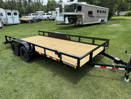New 2026 Triple Crown Trailers 7x16TA Utility Trailer