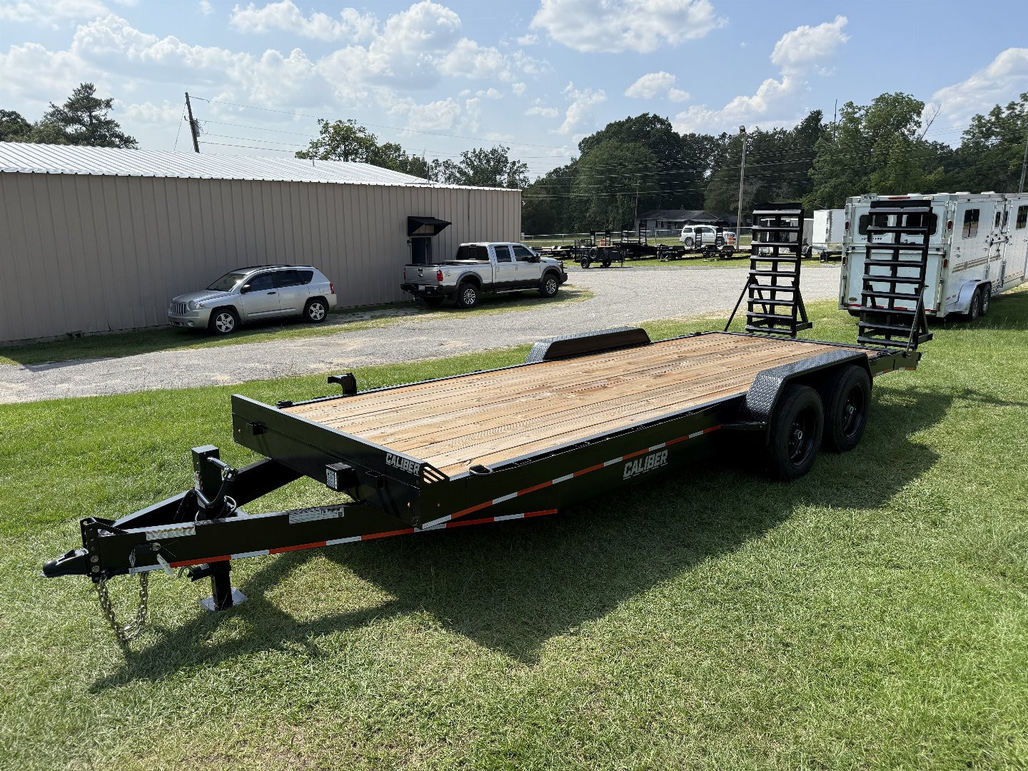 New 2025 Caliber Trailer Mfg 7x2216K Equipment Trailer