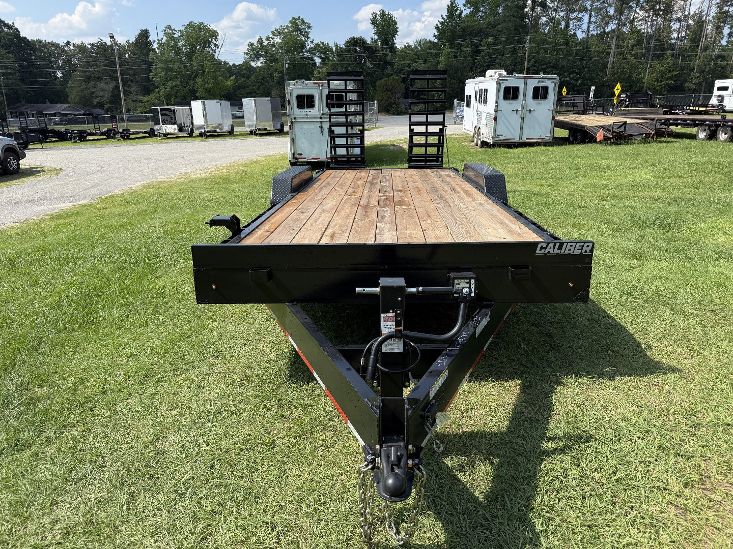 New 2025 Caliber Trailer Mfg 7x2216K Equipment Trailer