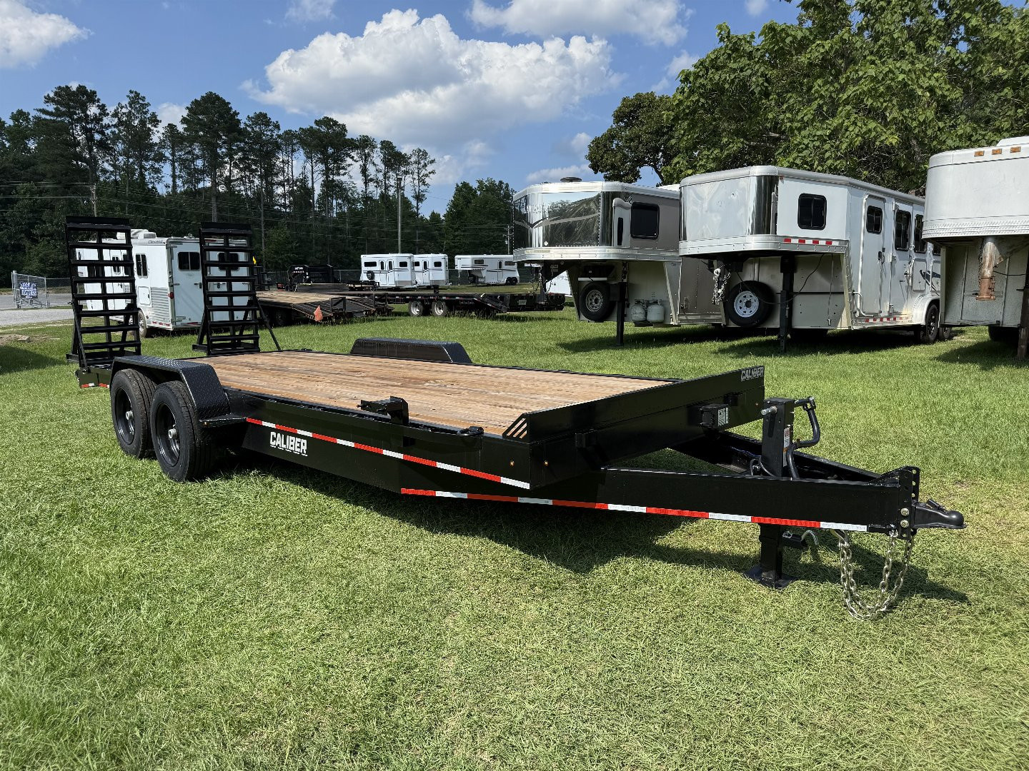 New 2025 Caliber Trailer Mfg 7x2216K Equipment Trailer