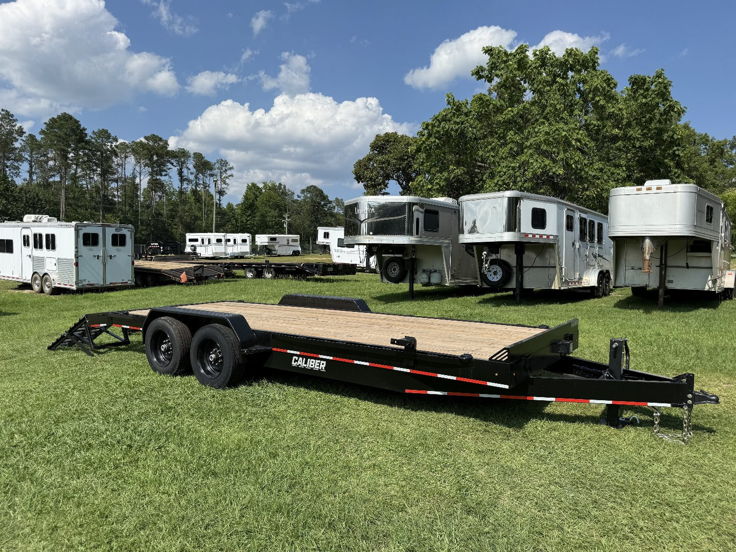 New 2025 Caliber Trailer Mfg 7x2216K Equipment Trailer