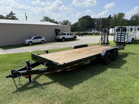 New 2025 Caliber Trailer Mfg 7x2216K Equipment Trailer