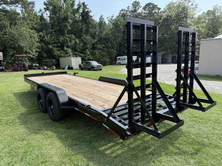 New 2025 Caliber Trailer Mfg 7x2216K Equipment Trailer