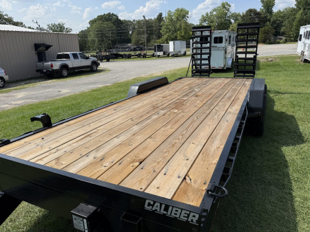 New 2025 Caliber Trailer Mfg 7x2216K Equipment Trailer