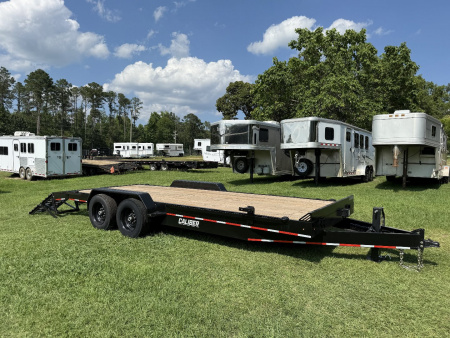 New 2025 Caliber Trailer Mfg 7x2216K Equipment Trailer